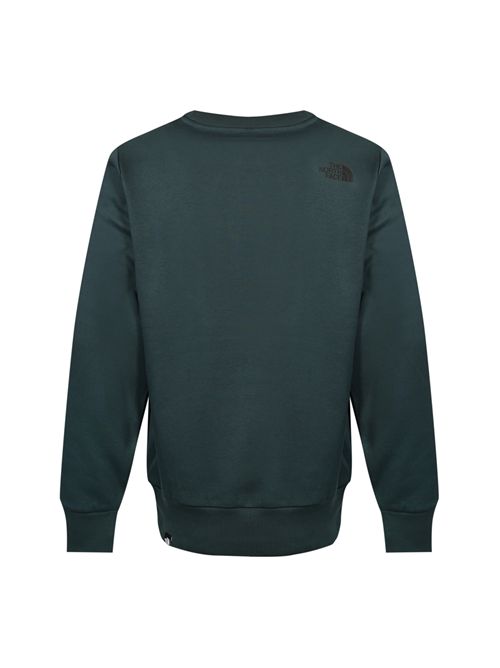 Felpa Fine in policotone con stampa logo Deep Cypress The North Face | NF0A89EVBSA1